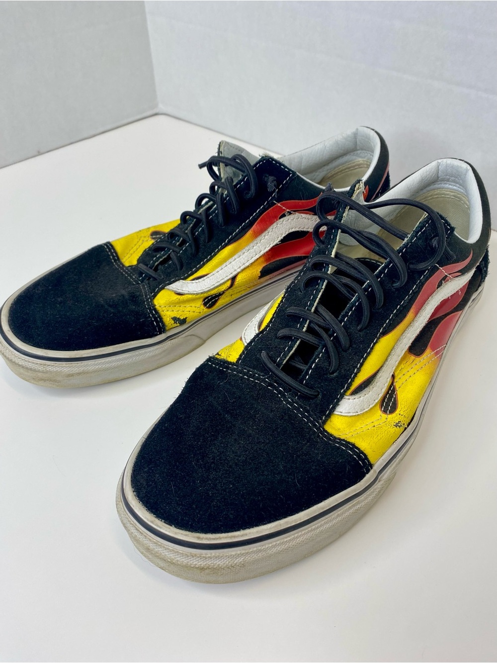 Vans Fire Print Skate Shoes